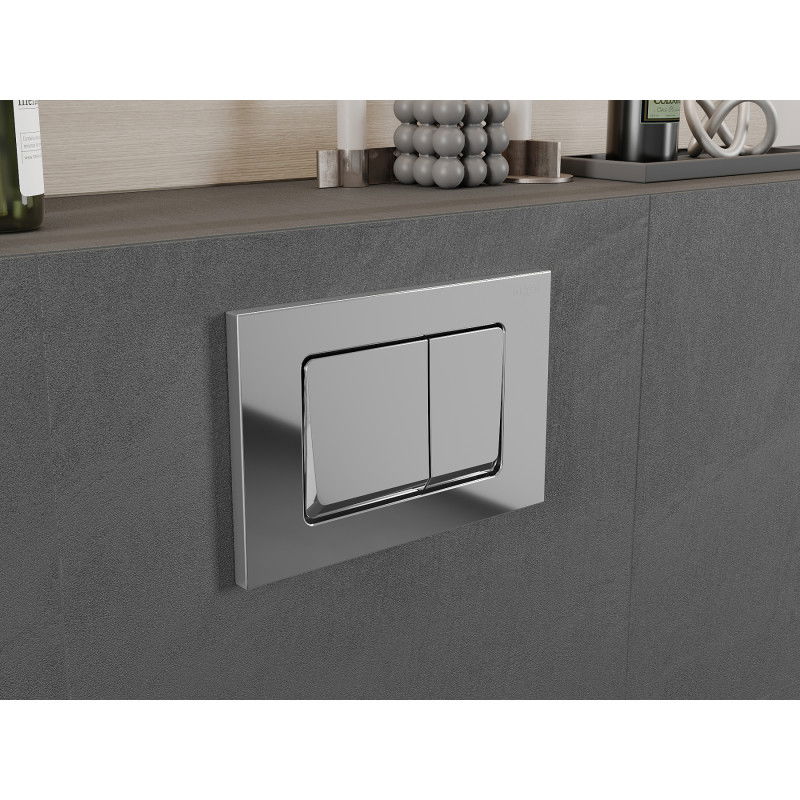 Mexen Fenix 10 XS spolningsknapp, blank krom - 601001