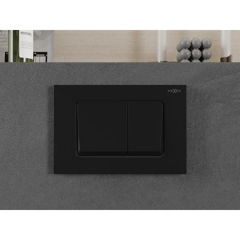 Mexen Fenix 10 XS Spültaste, schwarz matt - 601003