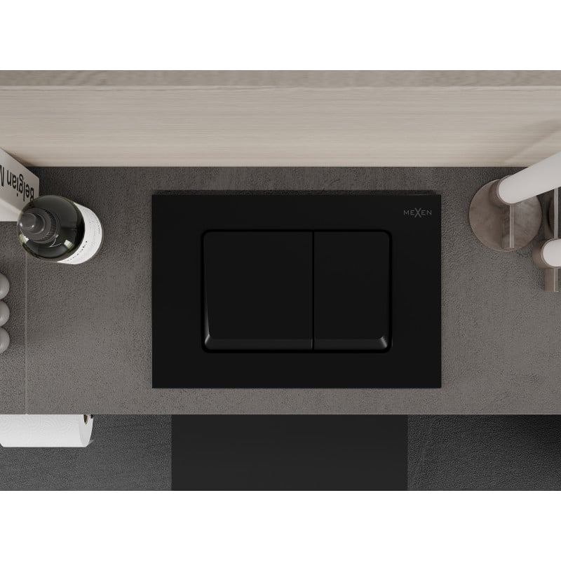 Mexen Fenix 10 XS spoelknop, zwart mat - 601003