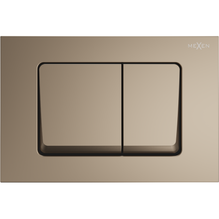 Mexen Fenix 10 XS botão de descarga, dourado champanhe - 601004