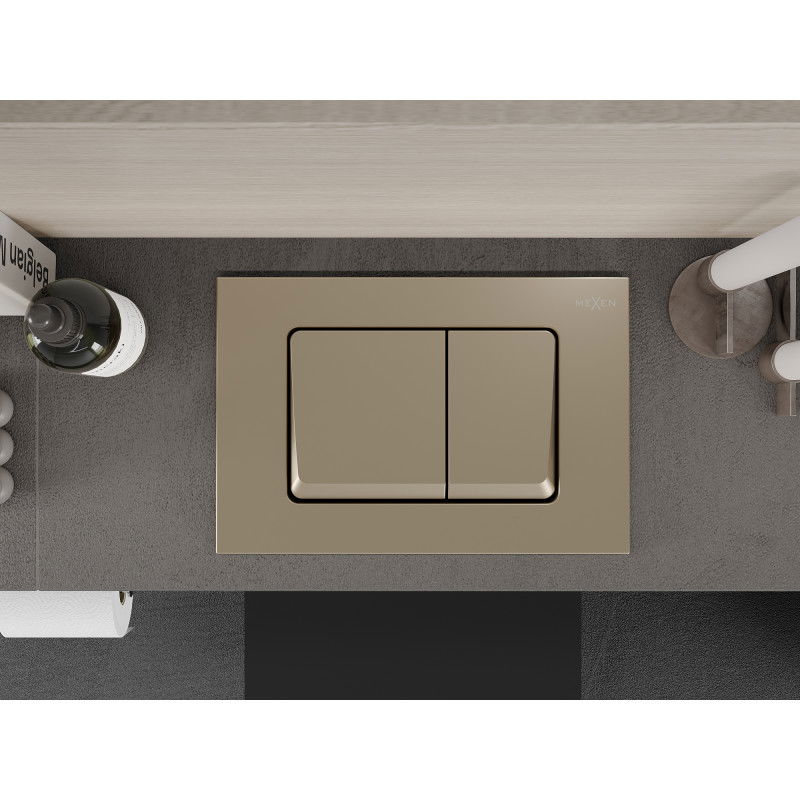 Mexen Fenix 10 XS spoelknop, gouden champagne - 601004