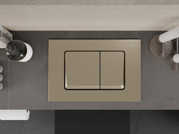 Mexen Fenix 10 XS pulsante di scarico, oro champagne - 601004