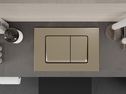 Mexen Fenix 10 XS spoelknop, gouden champagne - 601004