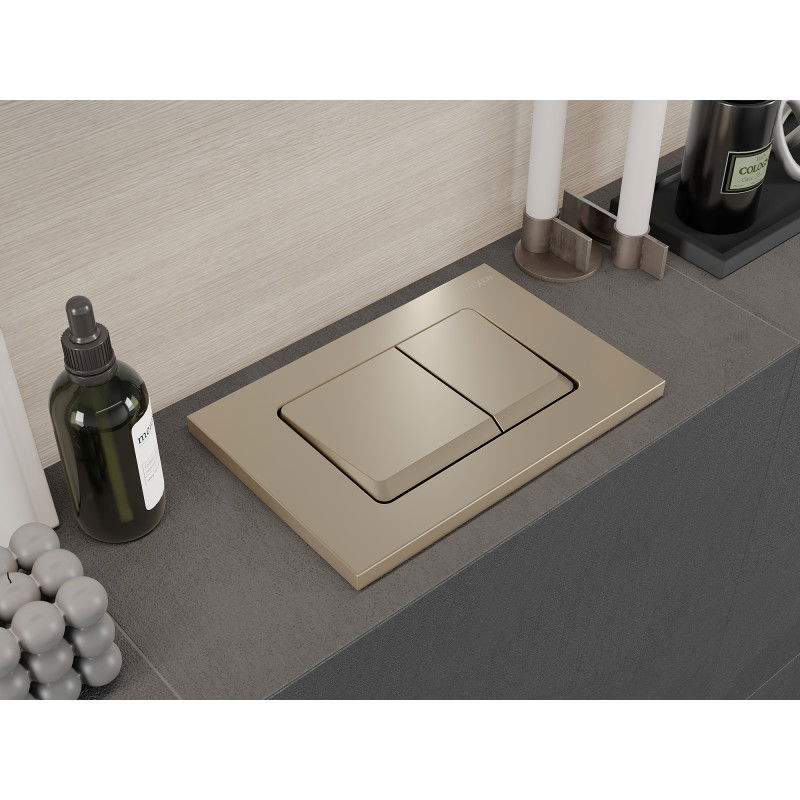 Mexen Fenix 10 XS flush button, champagne gold - 601004