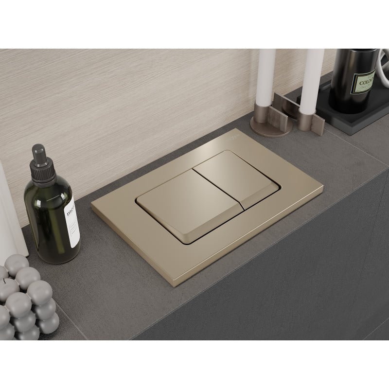 Mexen Fenix 10 XS pulsante di scarico, oro champagne - 601004