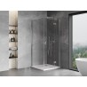Mexen Mist-H T kabina tuš kabina desna 100 x 100 cm, prozirna, krom - 8A5T-100-100-01-00-P