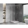 Mexen Mist H T cabine de douche pivotante droite 120 x 120 cm, transparent, chrome - 8A5T-120-120-01-00-P
