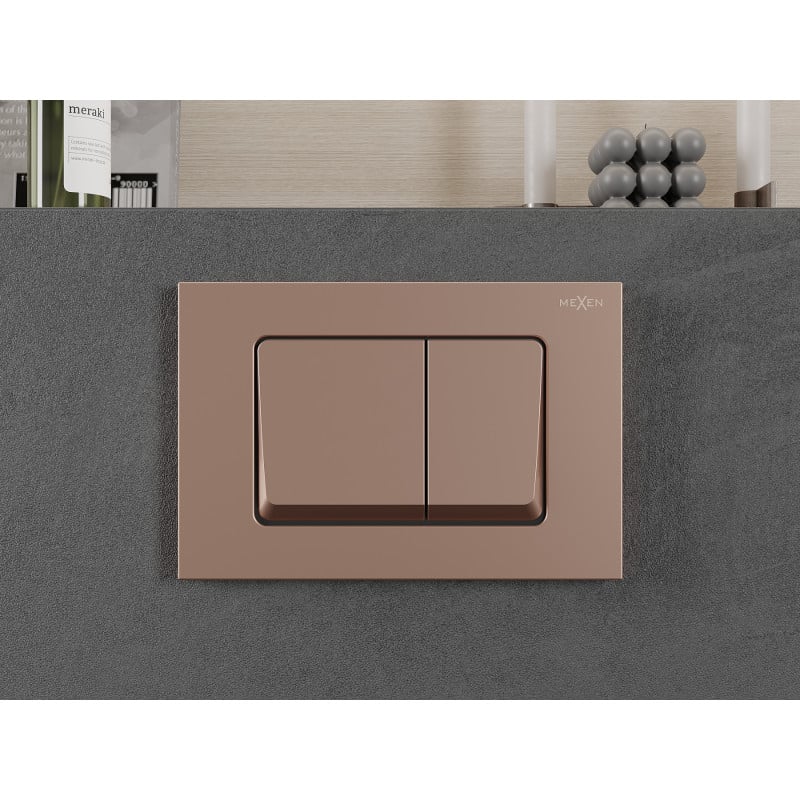 Mexen Fenix 10 XS flush button, rose gold - 601005