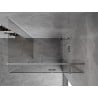 Mexen Mist H T Duschkabine drehbar rechts 110 x 70 cm, transparent, Chrom - 8A5T-110-070-01-00-P