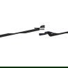 Mexen Rino handdoekhouder, zwart - 7027024-70