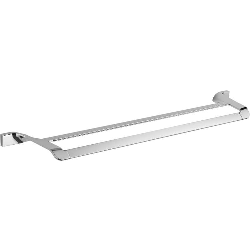 Mexen Rino dubbele handdoekhouder, chroom - 7027025-00