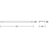 Mexen Rino double towel rack, gold - 7027025-50