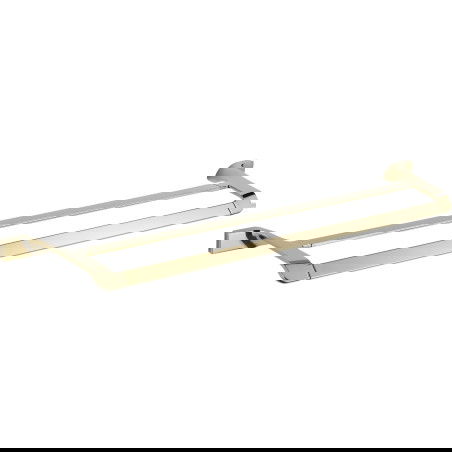 Mexen Rino duebel Handduchshalter, gëllen - 7027025-50