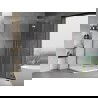 Mexen Mist H T Duschkabine öffnend rechts 110 x 90 cm, transparent, Chrom - 8A5T-110-090-01-00-P