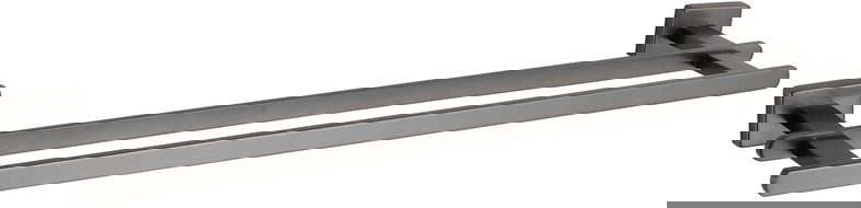 Mexen Arno double towel rack, brushed gun gray - 7020725-66