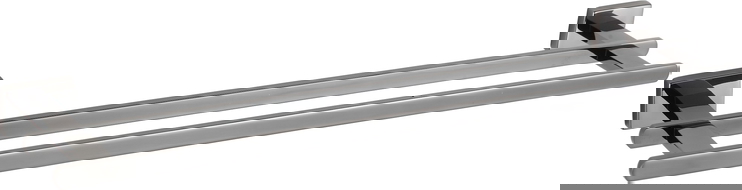 Mexen Arno double towel rack, black chrome - 7020725-73