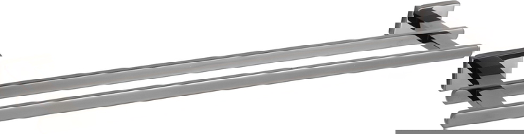 Mexen Arno dubbele handdoekhouder, zwart chroom - 7020725-73