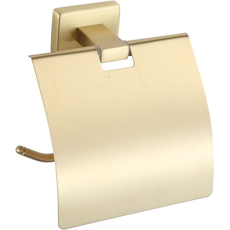 Mexen Arno portarotolo da bagno, oro spazzolato - 7020733-55