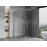 Mexen Mist-H T tuš kabina s desnim zakretnim vratima 115 x 120 cm, prozirna, kromirana - 8A5T-115-120-01-00-P