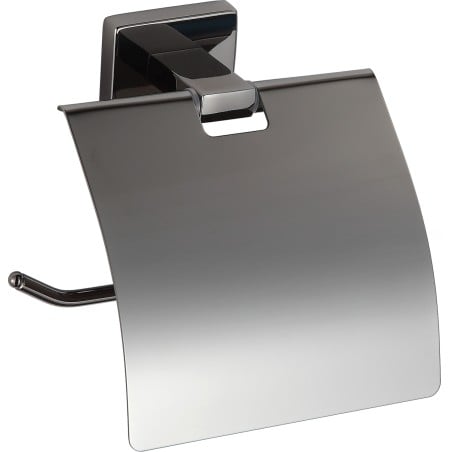 Mexen Arno toilet paper holder, black chrome - 7020733-73