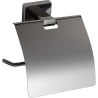 Mexen Arno toilet paper holder, black chrome - 7020733-73
