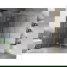 Mexen Mist-H T douchecabine scharnierend links 95 x 95 cm, transparant, chroom - 8A5T-095-095-01-00-L