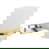 Mexen Rino porta spazzolino, dorato - 7027038-50