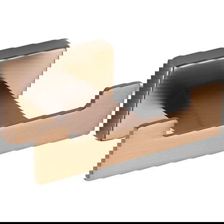 Mexen Arno dubbele handdoekhaken, geborsteld koper - 7020735-65