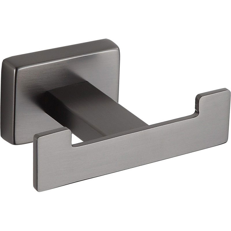 Mexen Arno doble gancho para toallas, gris arma cepillado - 7020735-66