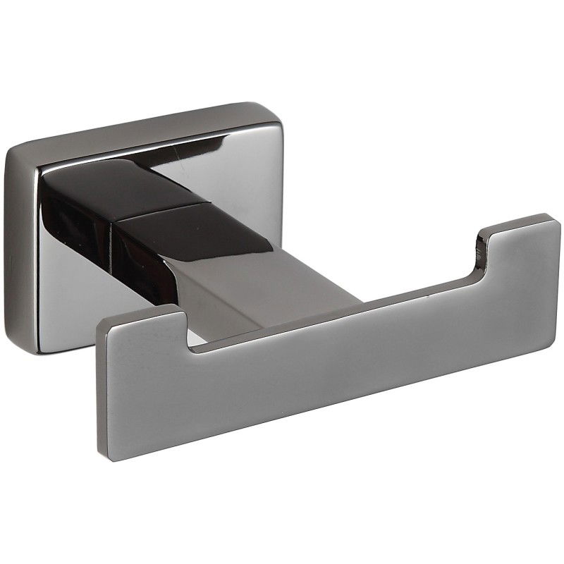 Mexen Arno doppelter Handtuchhaken, Schwarz Chrom - 7020735-73