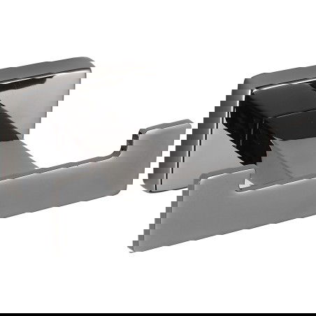 Mexen Arno double towel hook, black chrome - 7020735-73