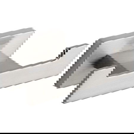 Mexen Arno doppelter Handtuchhaken, gebürstetes Nickel - 7020735-97