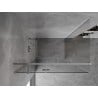 Mexen Mist H T Duschkabine mit schwenkbarer Tür links 120 x 80 cm, transparent, Chrom - 8A5T-120-080-01-00-L