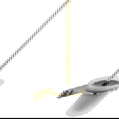 Mexen Rino spazzola da toilette, oro - 7027050-50