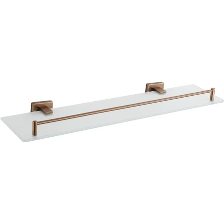 Mexen Arno hanging glass shelf, brushed copper - 7020737-65