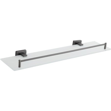 Mexen Arno hanging glass shelf, brushed gun gray - 7020737-66
