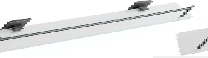 Mexen Arno hängendes Glasregal, gebürstetes Gun Gray - 7020737-66