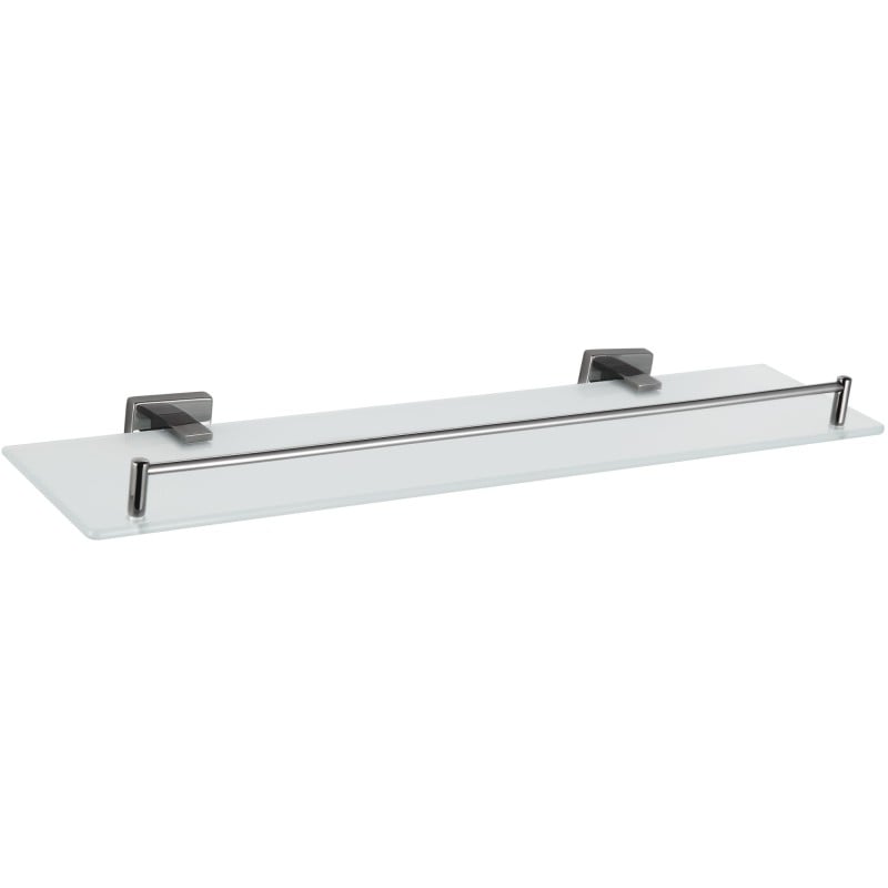 Mexen Arno wisząca półka szklana, black chrome - 7020737-73