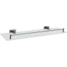 Mexen Arno hanging glass shelf, black chrome - 7020737-73