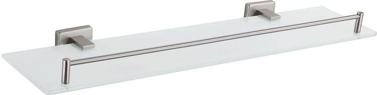 Mexen Arno hängendes Glasregal, gebürsteter Nickel - 7020737-97