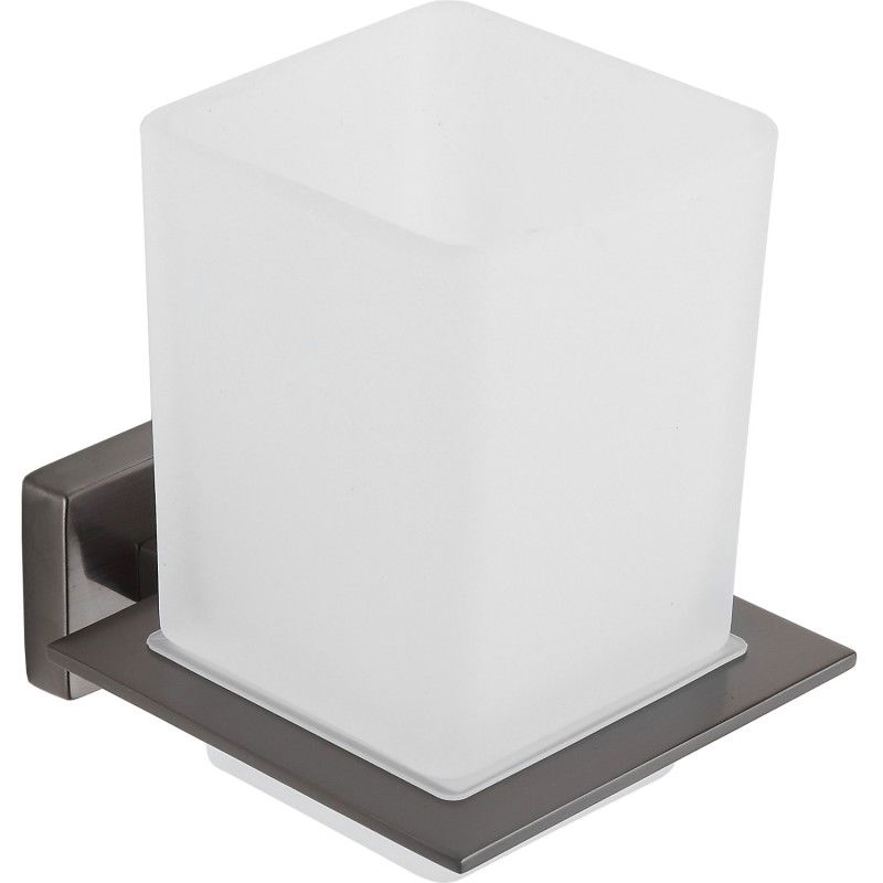 Mexen Arno portaspazzolini, grigio canna di fucile spazzolato - 7020738-66