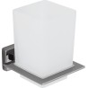 Mexen Arno kubek na szczoteczki, black chrome - 7020738-73