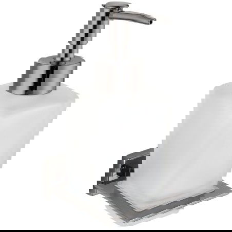 Mexen Arno distributore di sapone, cromo nero - 70207388-73