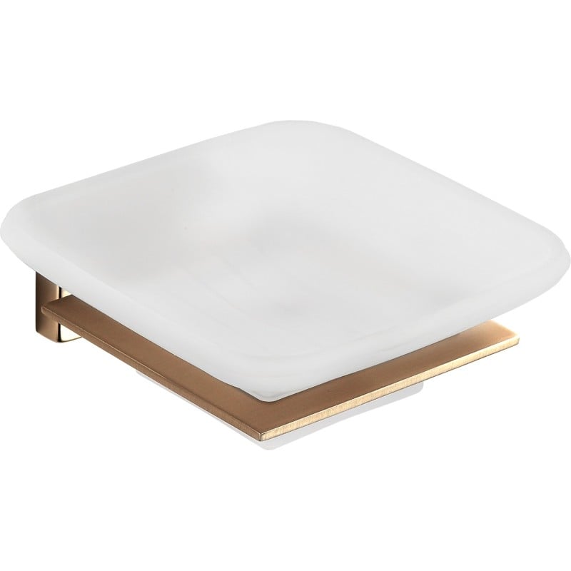 Mexen Arno soap dish, brushed copper - 7020739-65