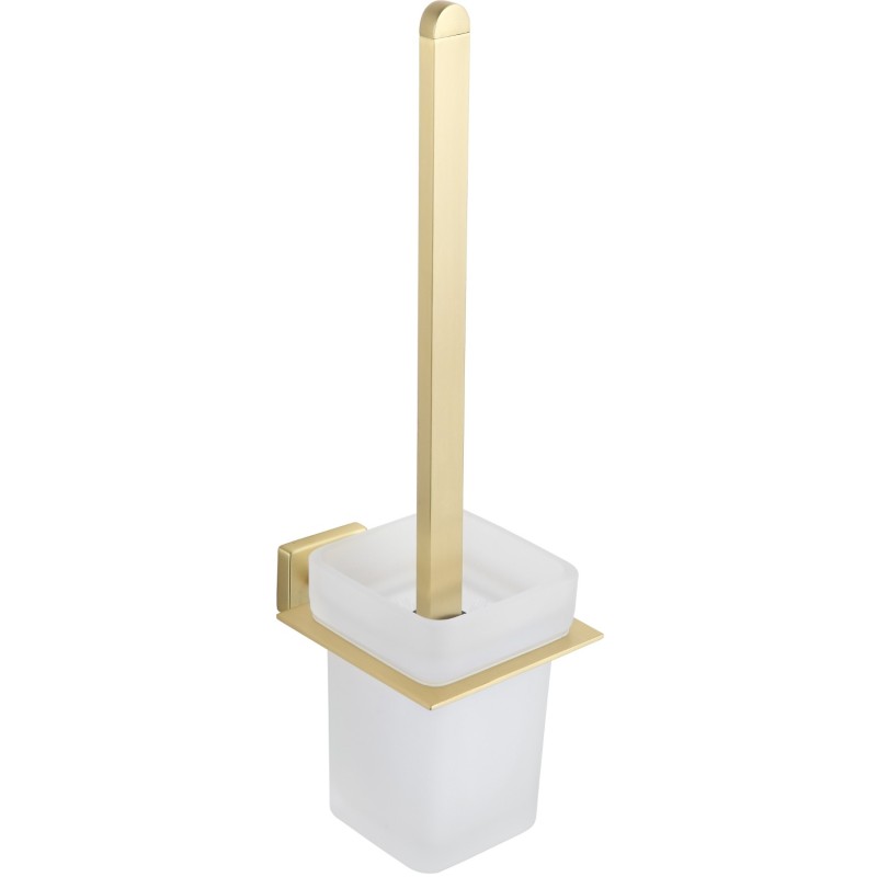 Mexen Arno toilet brush, brushed gold - 7020750-55