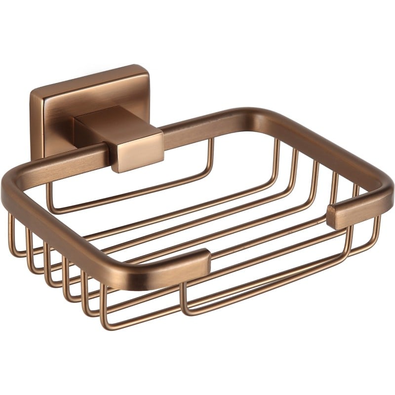 Mexen Arno soap dish, brushed copper - 7020751-65