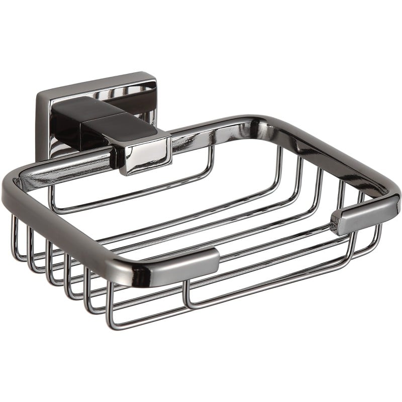 Mexen Arno mydelniczka, black chrome - 7020751-73