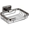 Mexen Arno soap dish, black chrome - 7020751-73