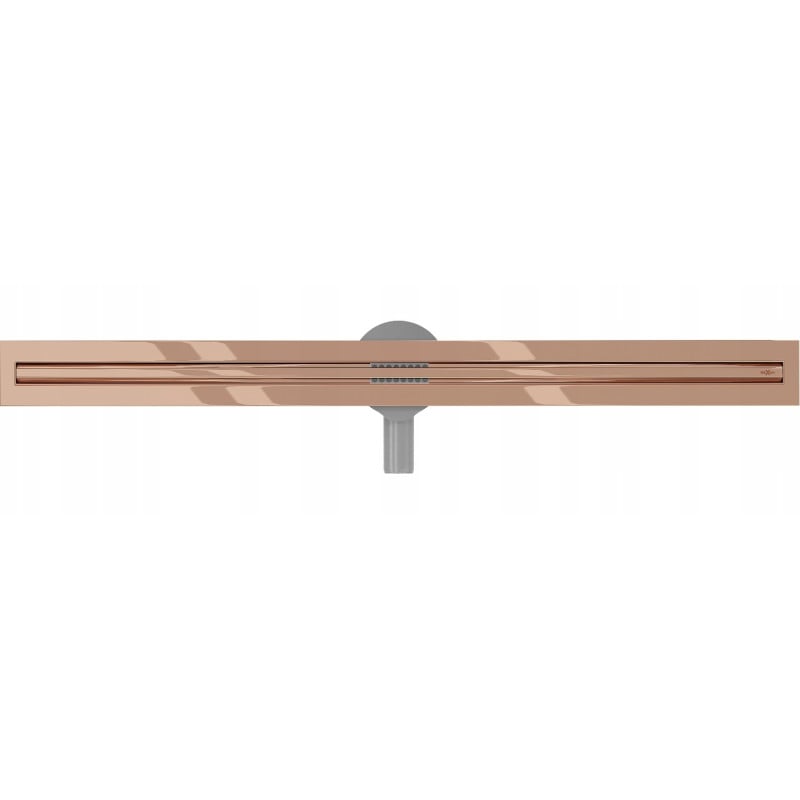 Mexen Flat 360° Slim 70 cm Rotating Linear Drain, Rose Gold - 1641070