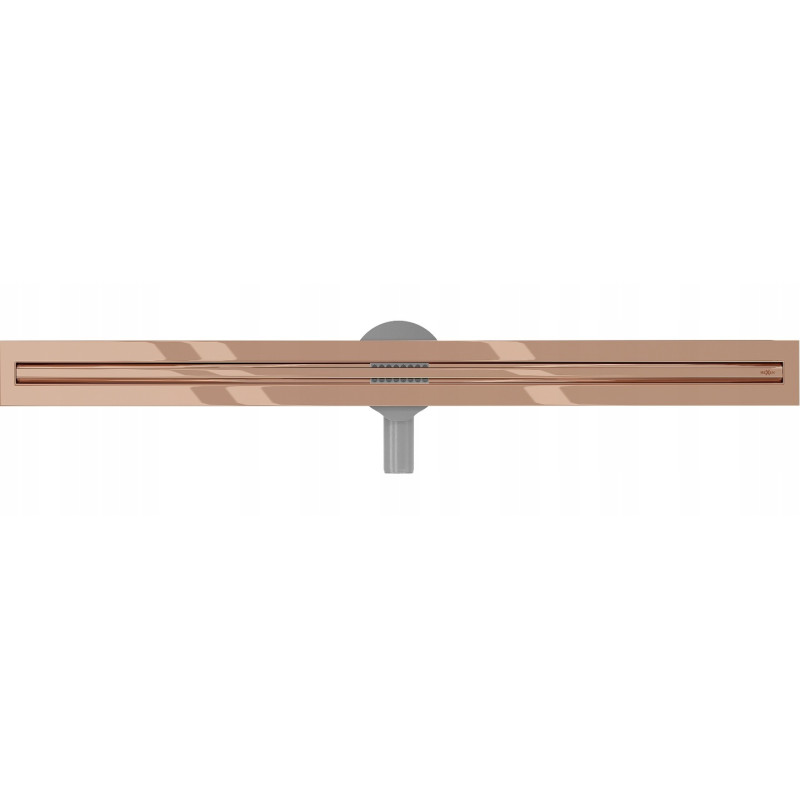 Mexen Flat 360° Slim draaibare lineaire afvoer 70 cm, roze goud - 1641070